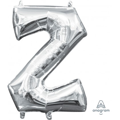 L16 16" (SILVER) Mini Foil Letter Z